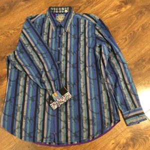 Robert Graham Button Up Long Sleeve Tailored Fit